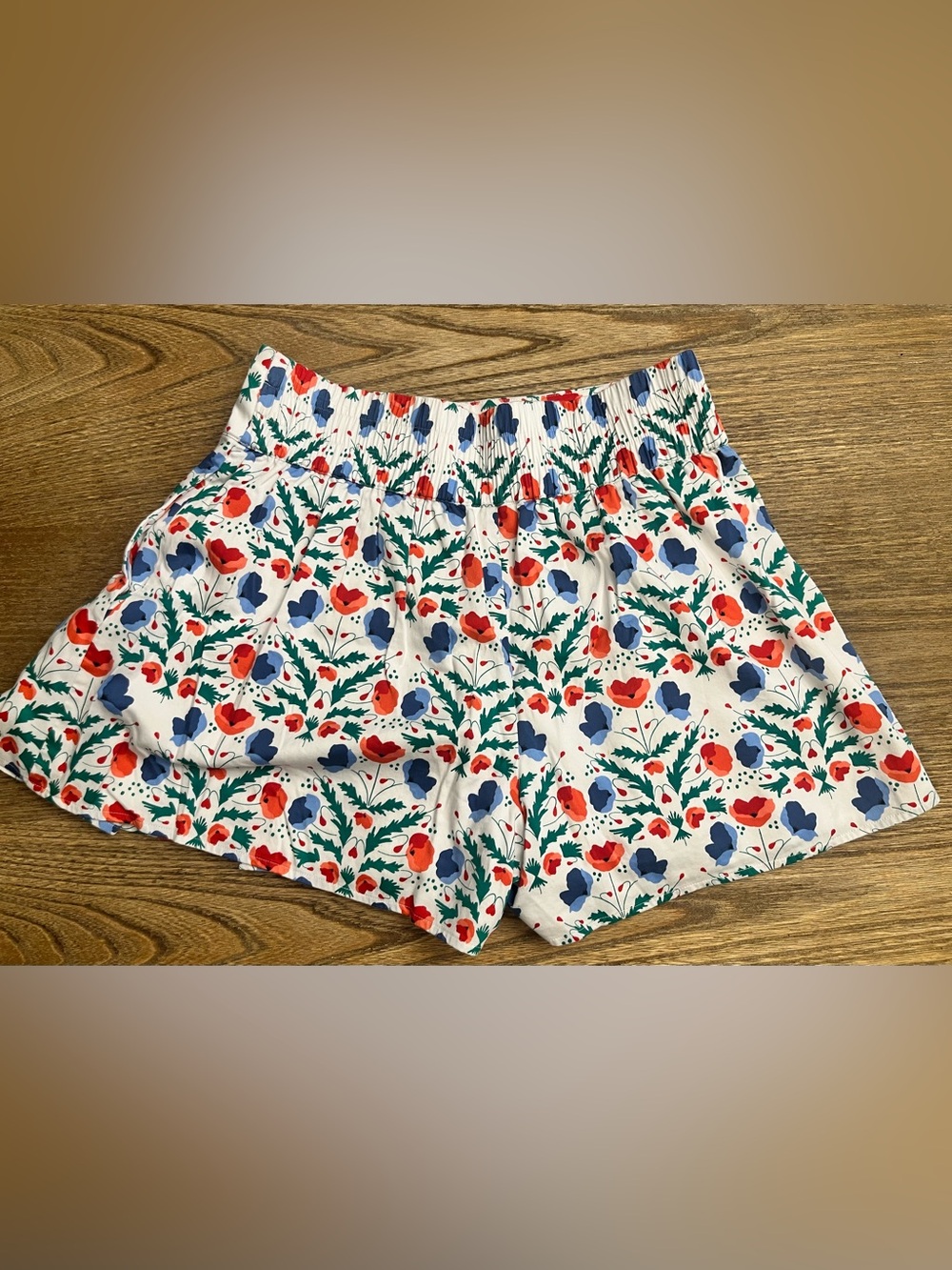 Emily McCarthy Women's Floral Pleated Lined High Rise Pull-On Skort S - Picture 4 of 9